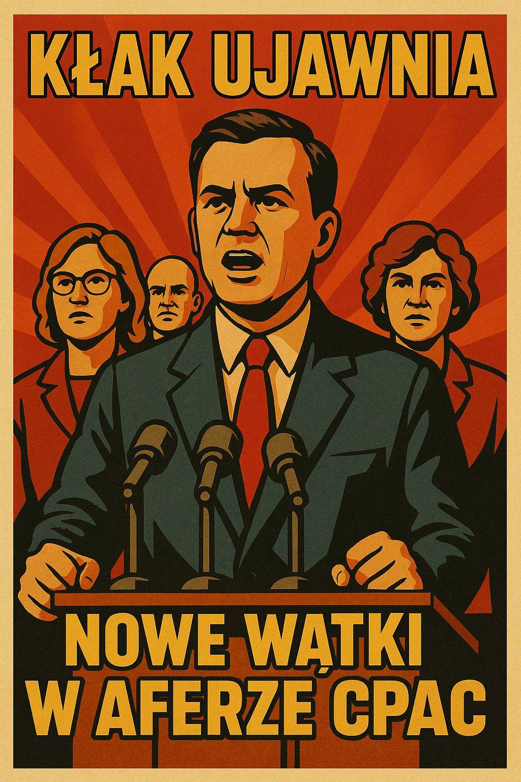 Konferencja prasowa KO w Rzeszowie: Krzysztof Kłak ujawnia nowe fakty ws. finansowania CPAC