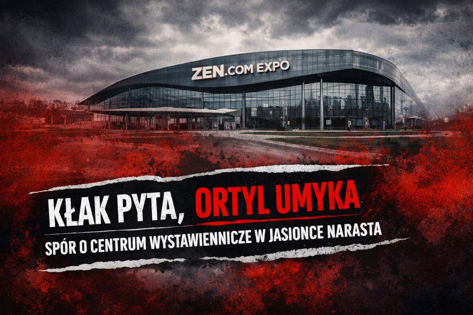 Kłak pyta, Ortyl umyka – spór o Centrum Wystawiennicze w Jasionce narasta