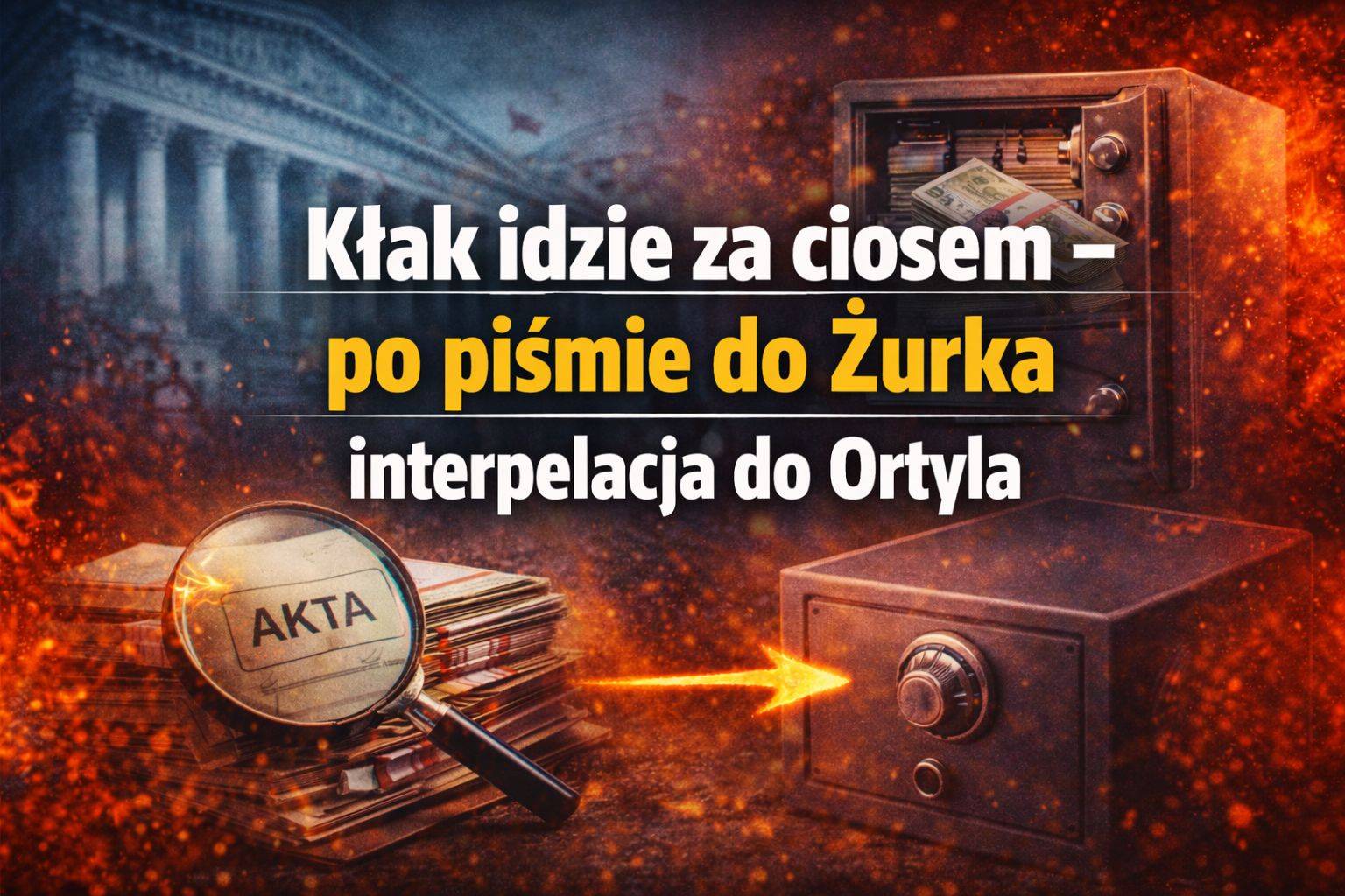Kłak idzie za ciosem. Po piśmie do Żurka interpelacja do Ortyla